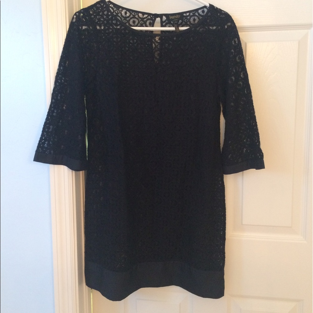 NWOT LAUNDRY-SHELLI SEGAL CROCHETED DRESS
