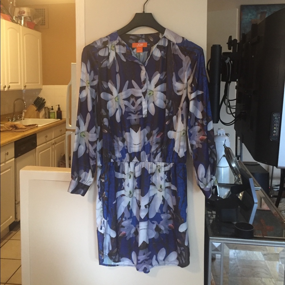 Joe Fresh Long Sleeve Floral Dress size medium