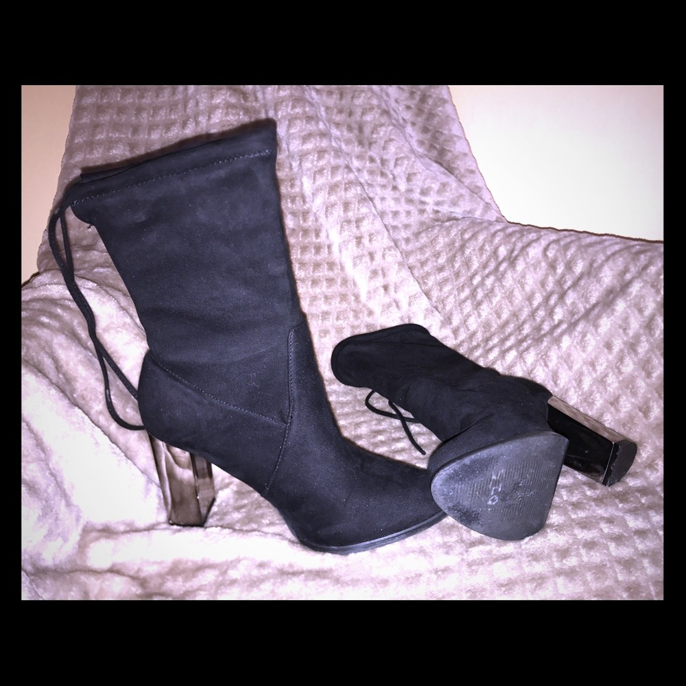 Sexy Faux Suede Boot