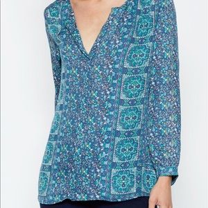 Joie Long Sleeve Silk Top