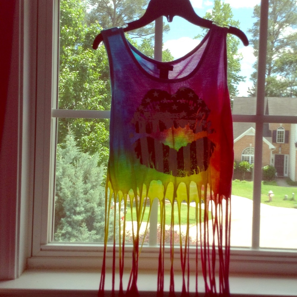 Rainbow Crop Top