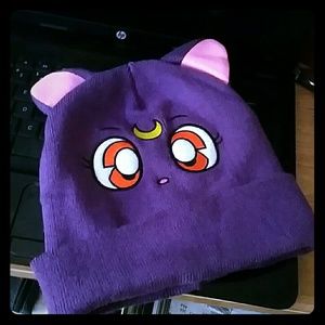 ?? cute sailor moon cat beanie ??