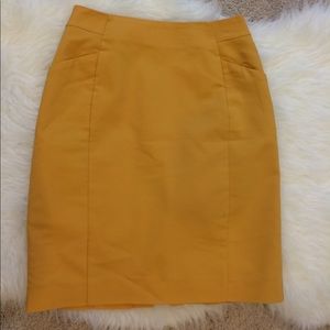 H&M mustard skirt, great for work.