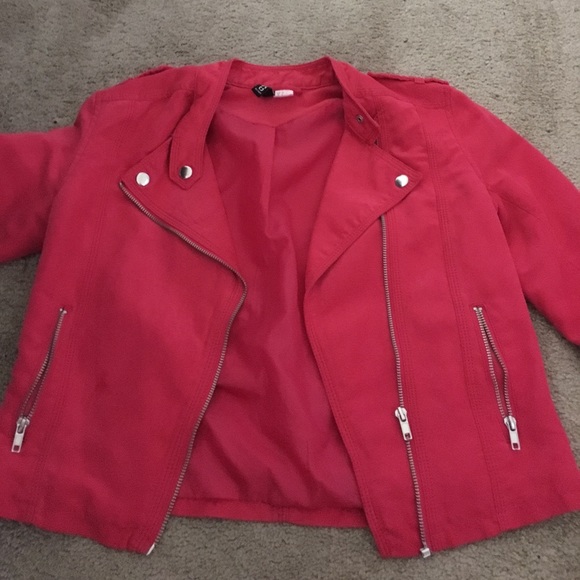 Jackets & Blazers - Hot pink suede jacket Jackets & Blazers - Hot pink suede jacket