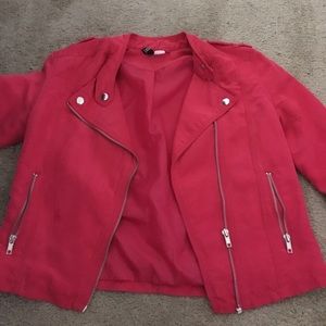 Jackets & Coats - Hot pink suede jacket Jackets & Coats - Hot pink suede jacket