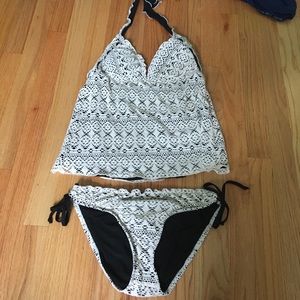 Crochet lined tankini