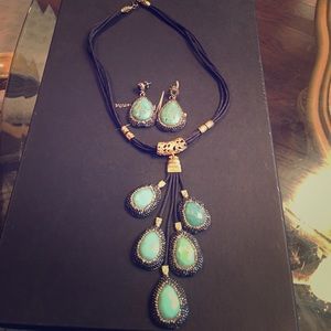 Necklace and earrings from Turkey