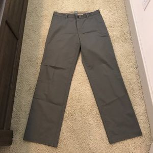Men's Gap relaxed fit khakis gray 34x34