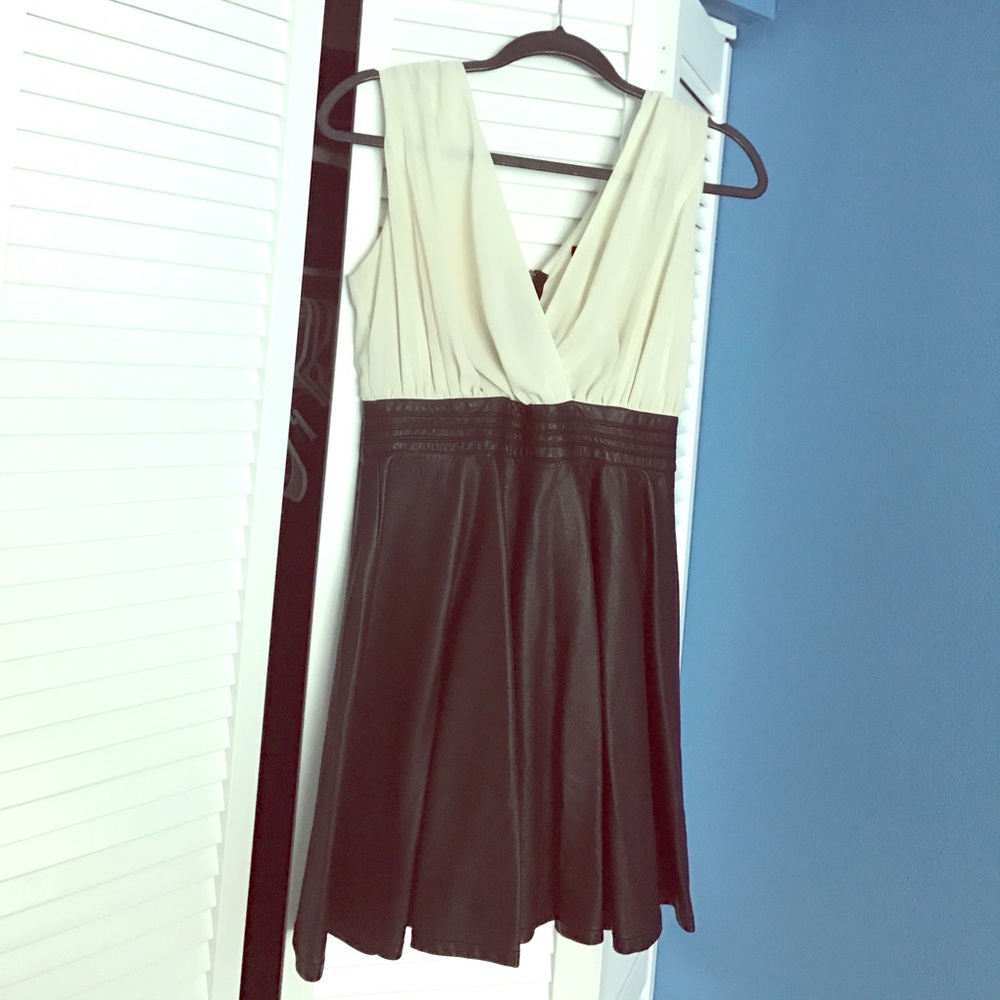 Xoxo leather dress