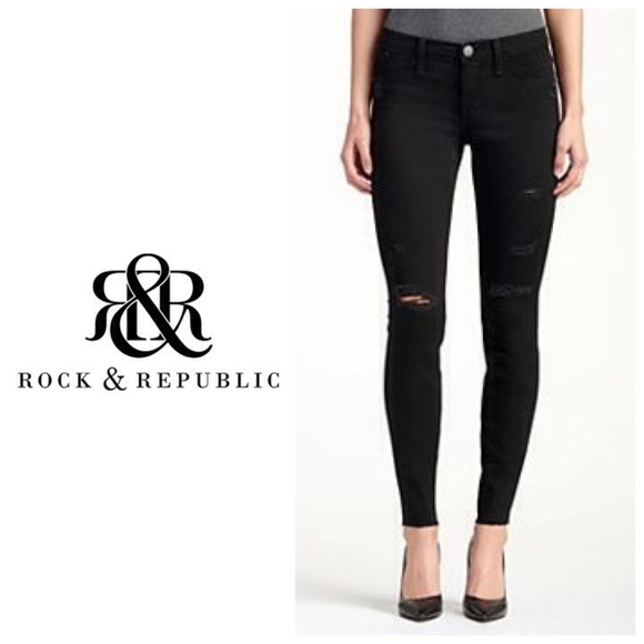 rock and republic black jeans