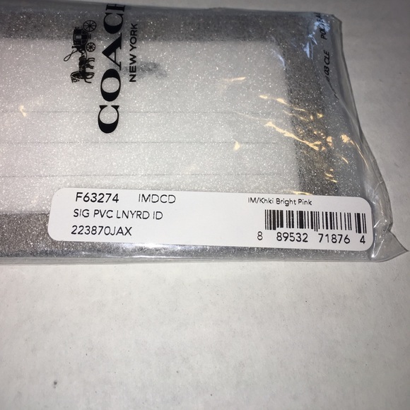 NWT Authentic Coach Lanyard - Picture 5 of 7