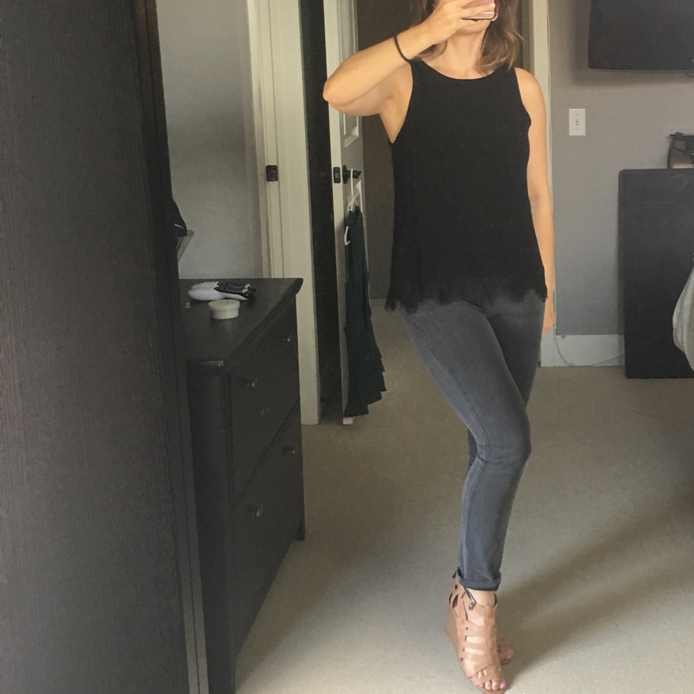 Cupcakes and cashmere top.  Size small