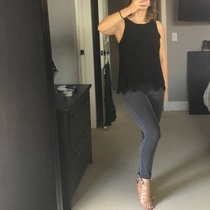 Cupcakes and cashmere top.  Size small