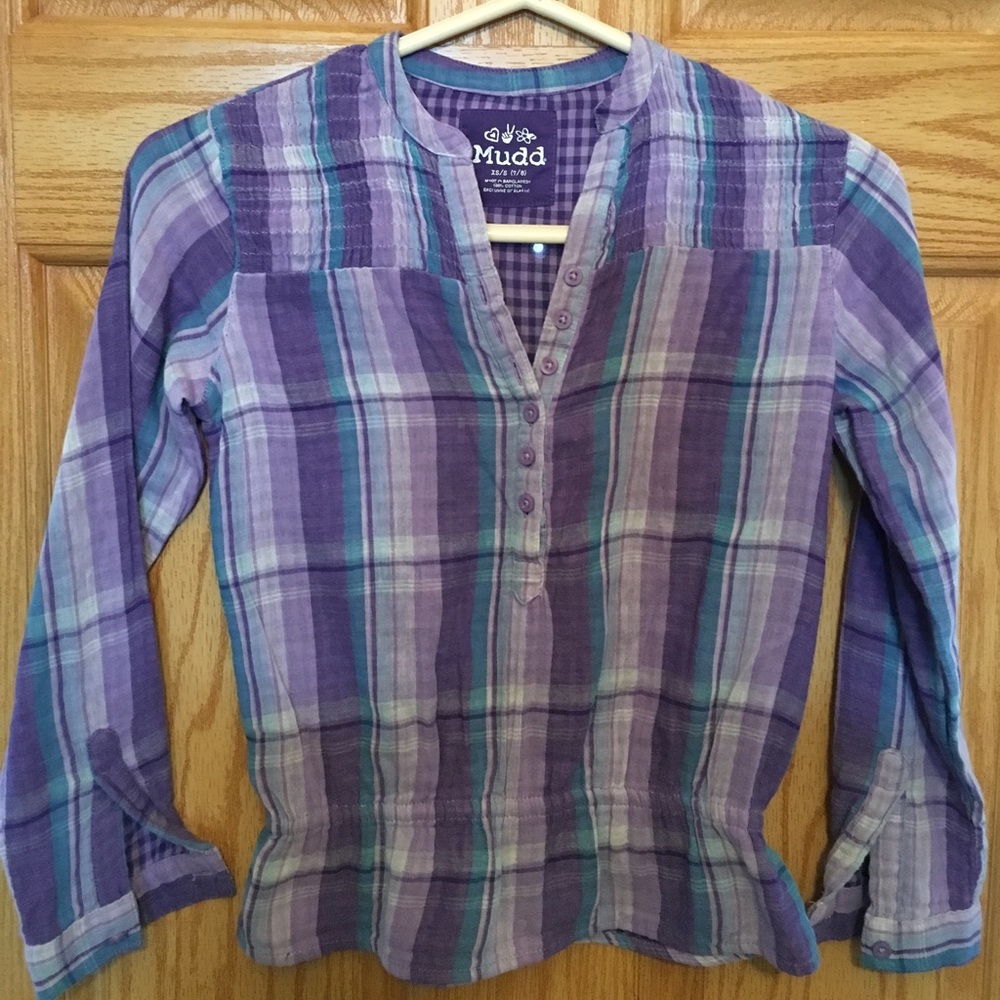 Girls size 7-8 purple shirt
