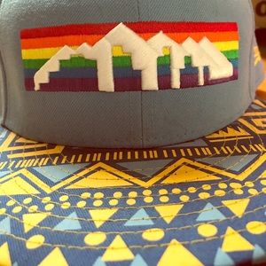 Old school Denver Nuggets logo SnapBack cap.