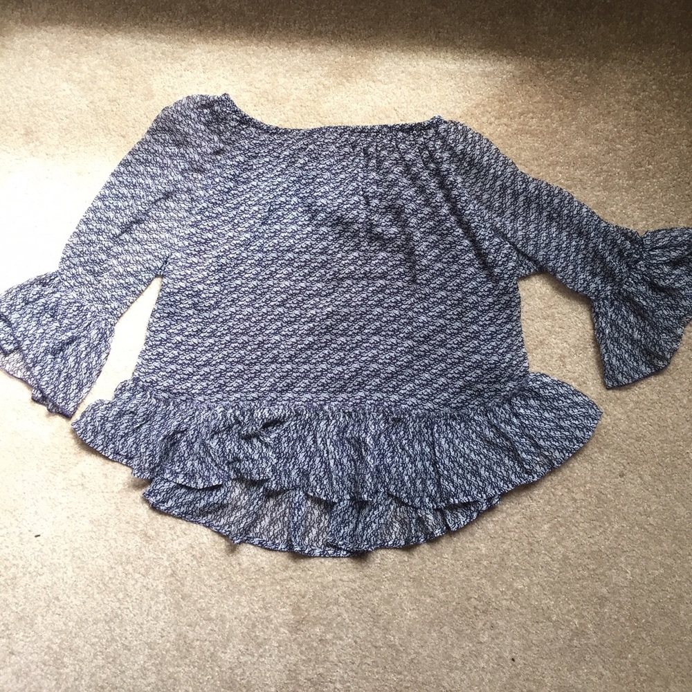 Lucky Brand Ruffled Shirt
