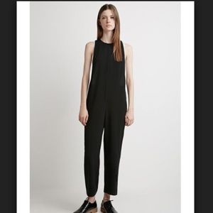 NWOT Forever 21 crepe racerback jumpsuit tank S