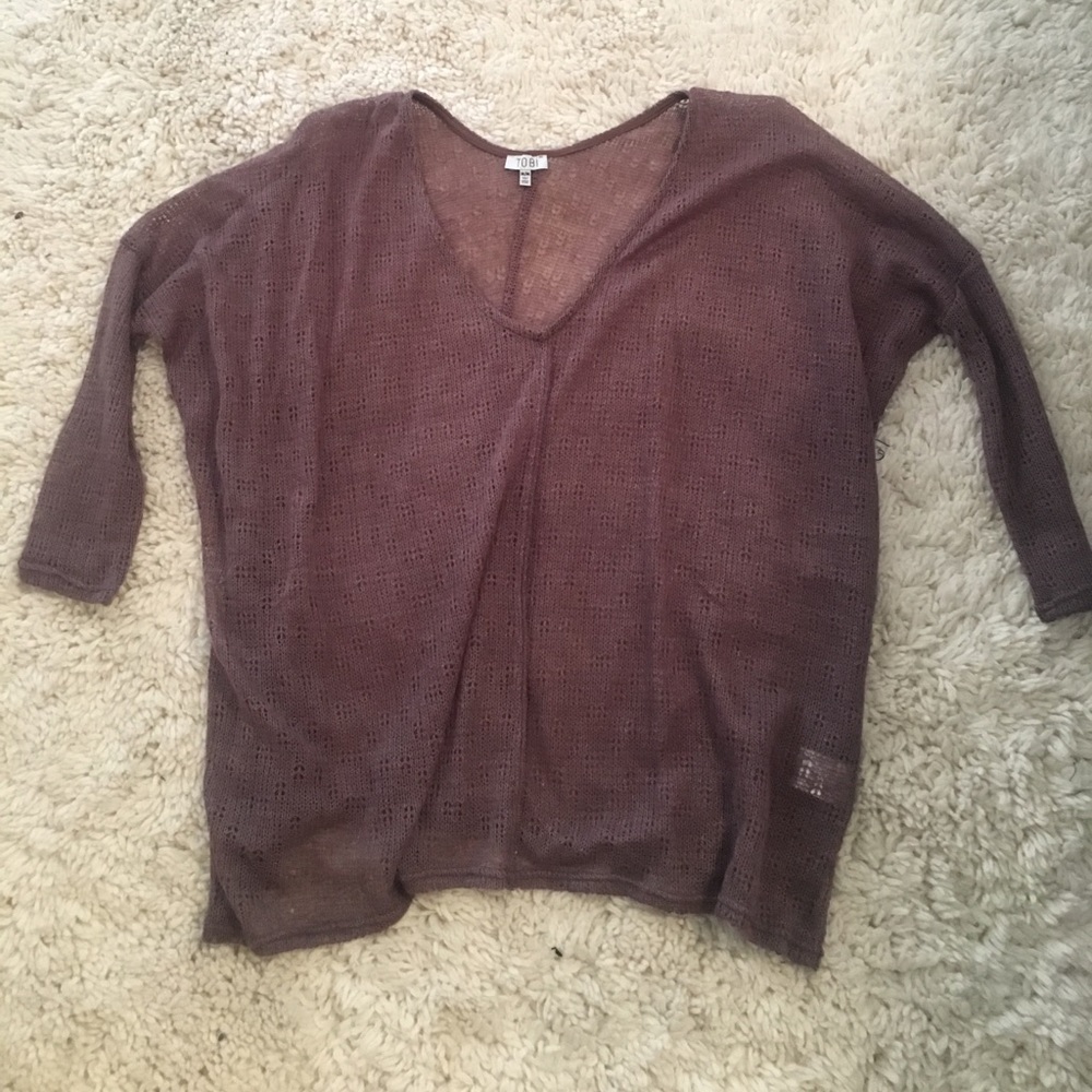 Purple sweater