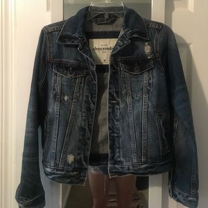 abercrombie denim jacket NWT