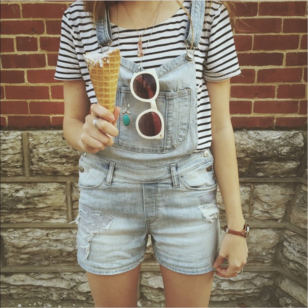 👧🏼 H&M girls overalls size 14Y 👧🏽