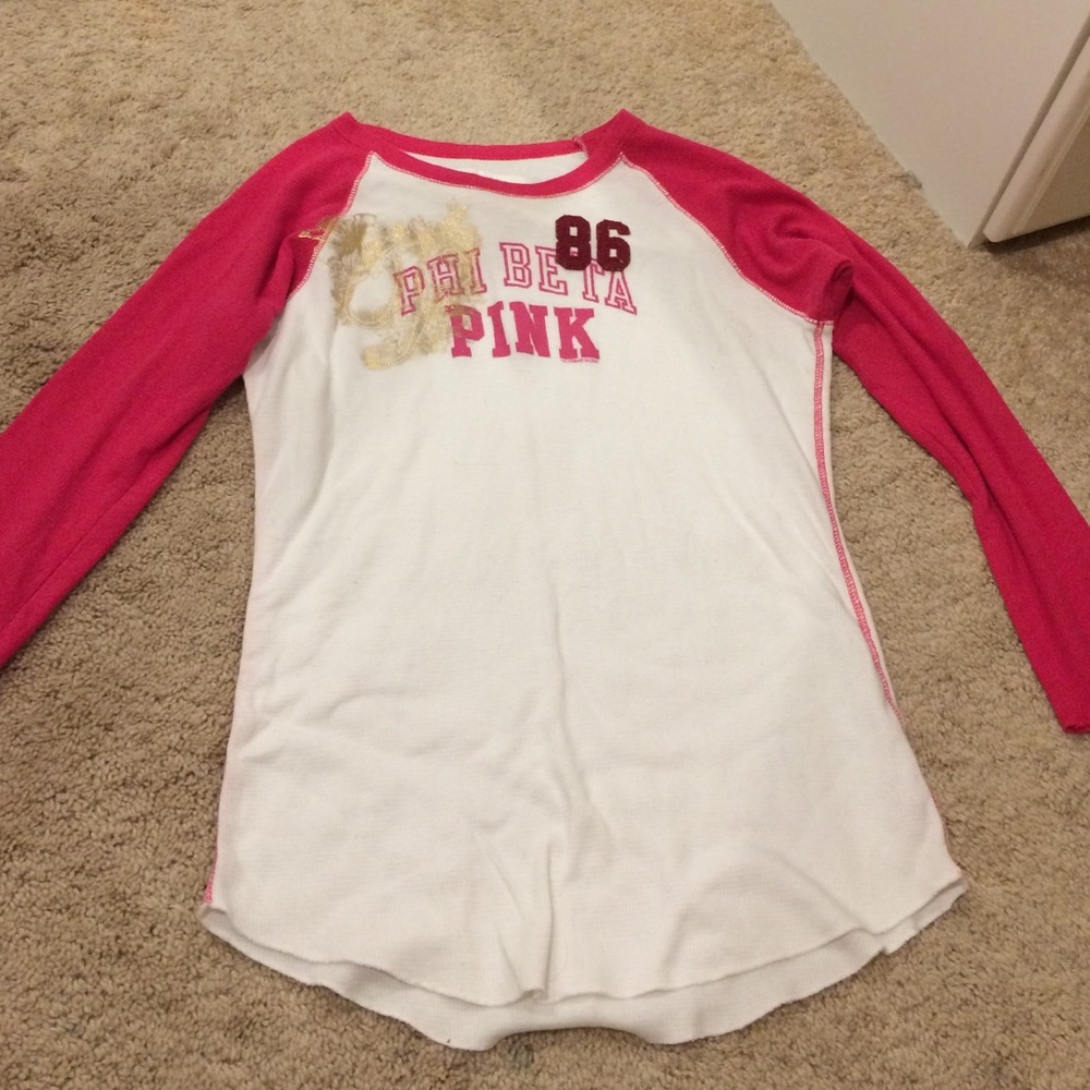 Pink phi beta baseball Tshirt!