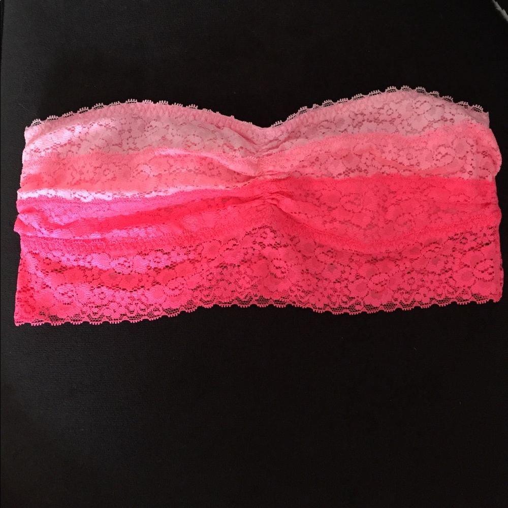 Victoria's Secret Pink strapless ombré bandeau