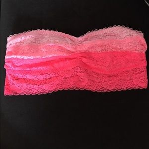 Victoria's Secret Pink strapless ombré bandeau