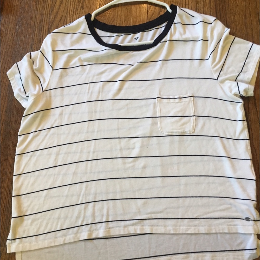 American eagle striped tee