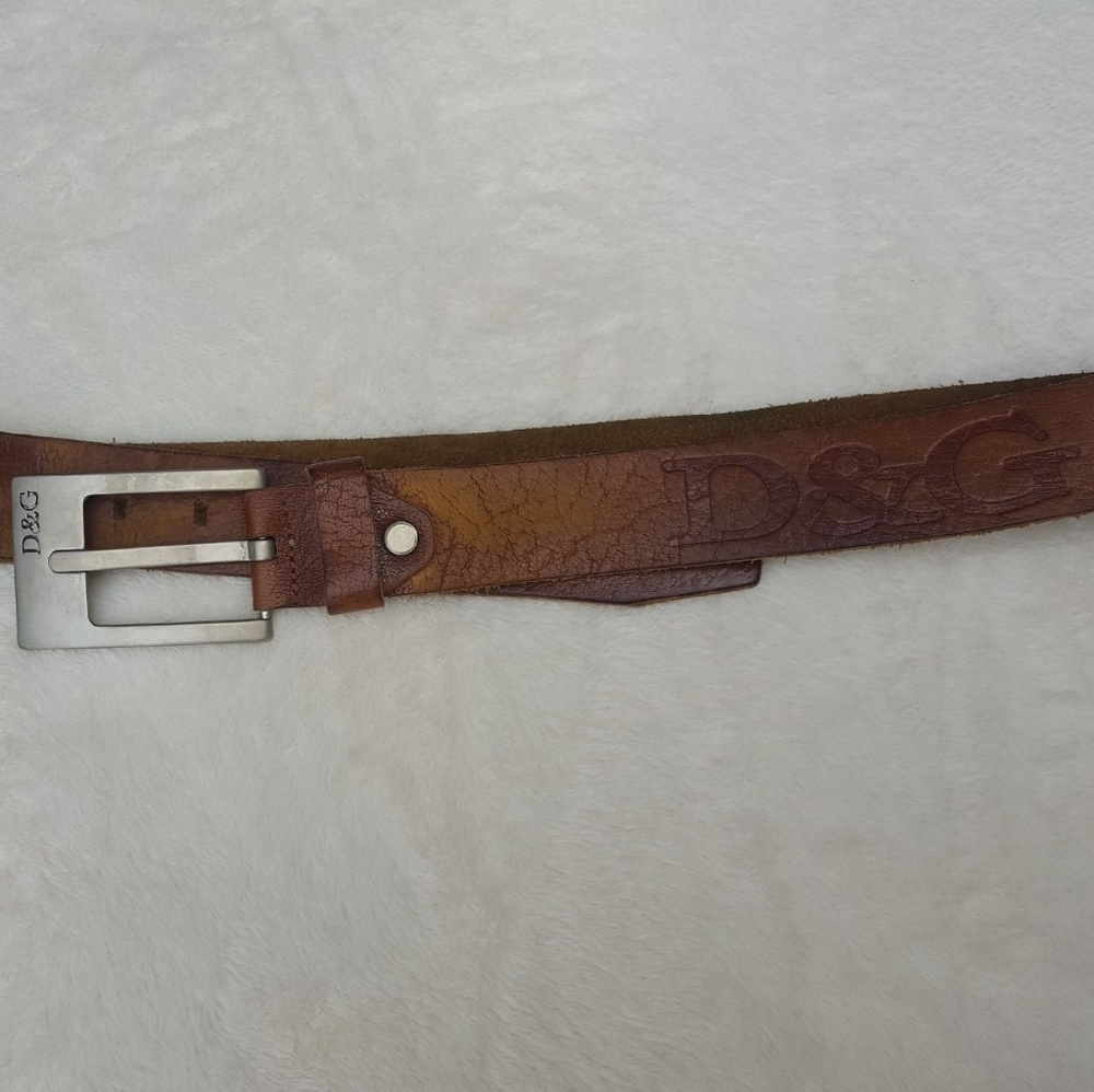 Dolce & Gabbana Brown leather belt