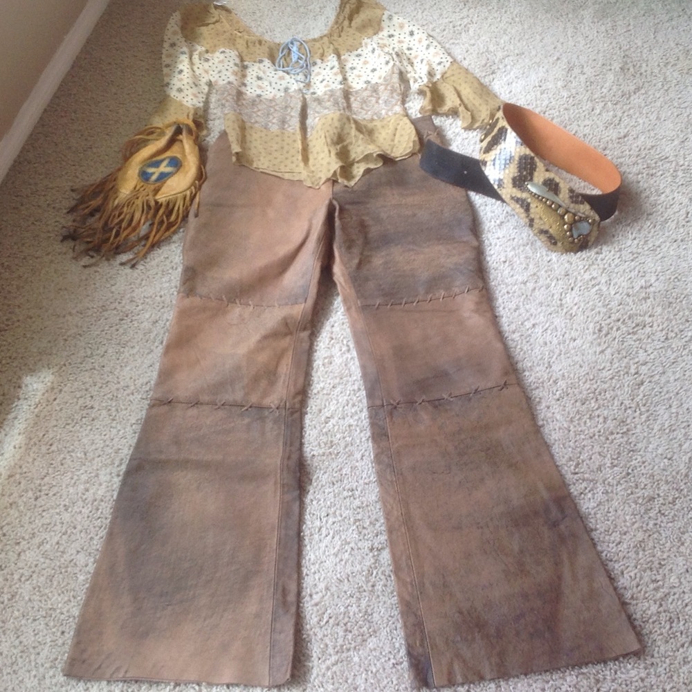 Leather Festival Pants