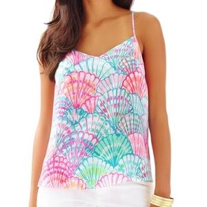 Lilly Pulitzer Oh shello dusk racer back tank