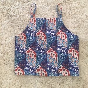Patterned crop top