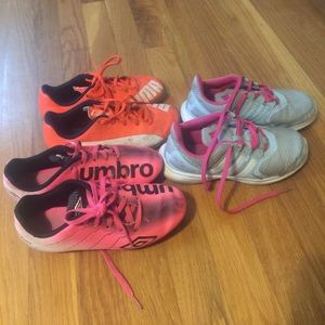 Size 1 sneaker / cleat bundle