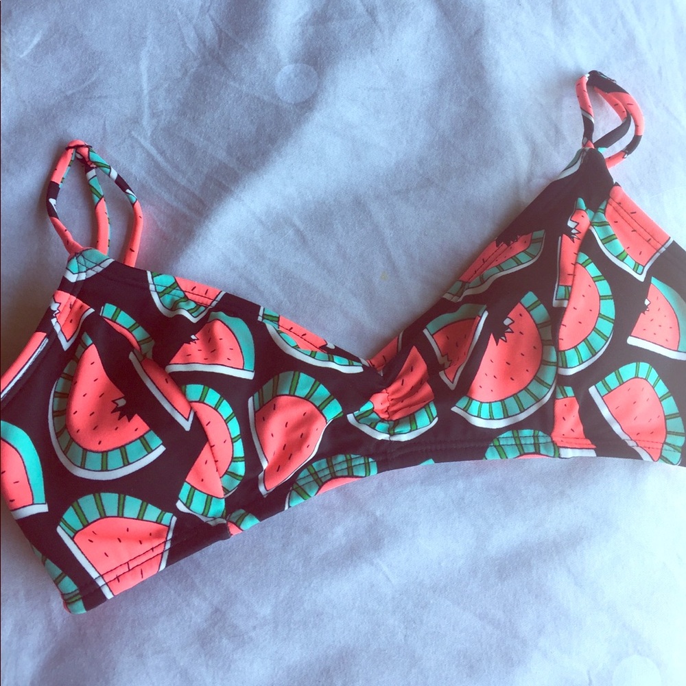 Gently used watermelon printed swim!