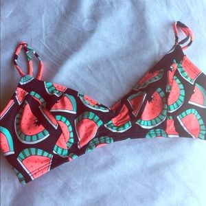 Gently used watermelon printed swim!