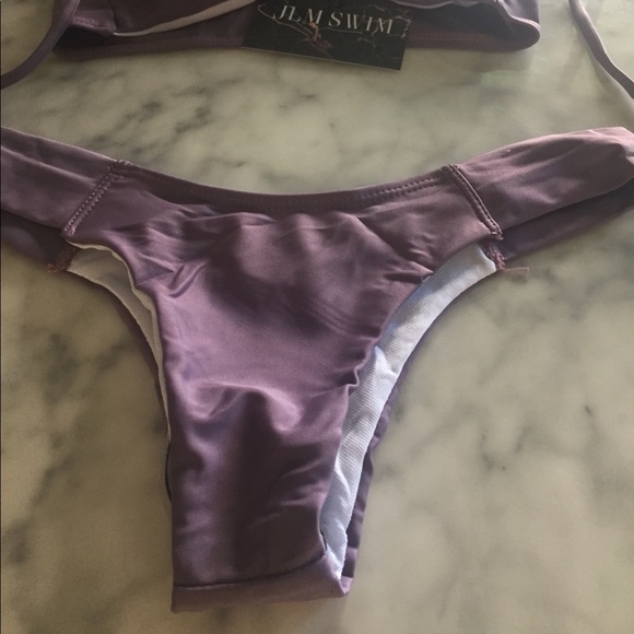 $25 SALE! LARGE LEFT • Lavender Tie-Up Bikini • - Picture 3 of 4