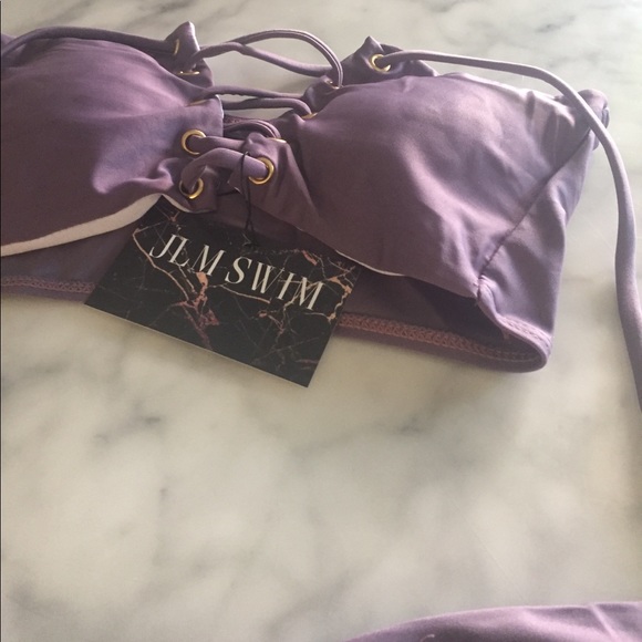 $25 SALE! LARGE LEFT • Lavender Tie-Up Bikini • - Picture 4 of 4