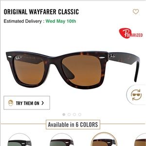 Rayban Original Wayfarer Classic sunglasses