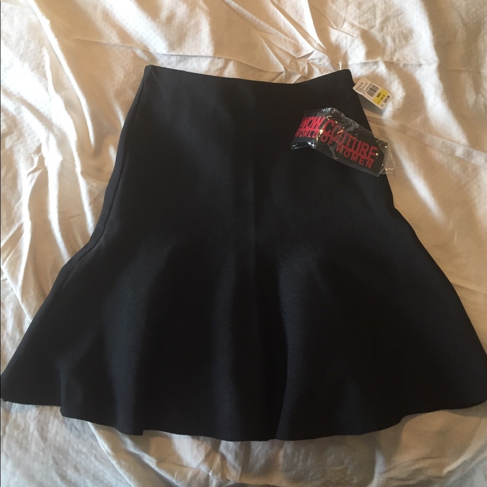 Black BodyCon with flare bottom skirt size medium