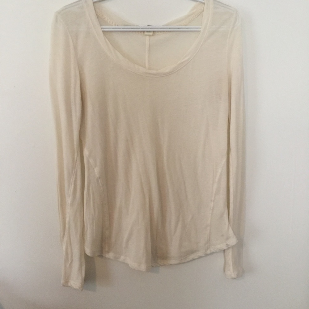 ✨ Anthropologie soft cream long sleeve shirt ✨