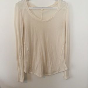 ✨ Anthropologie soft cream long sleeve shirt ✨