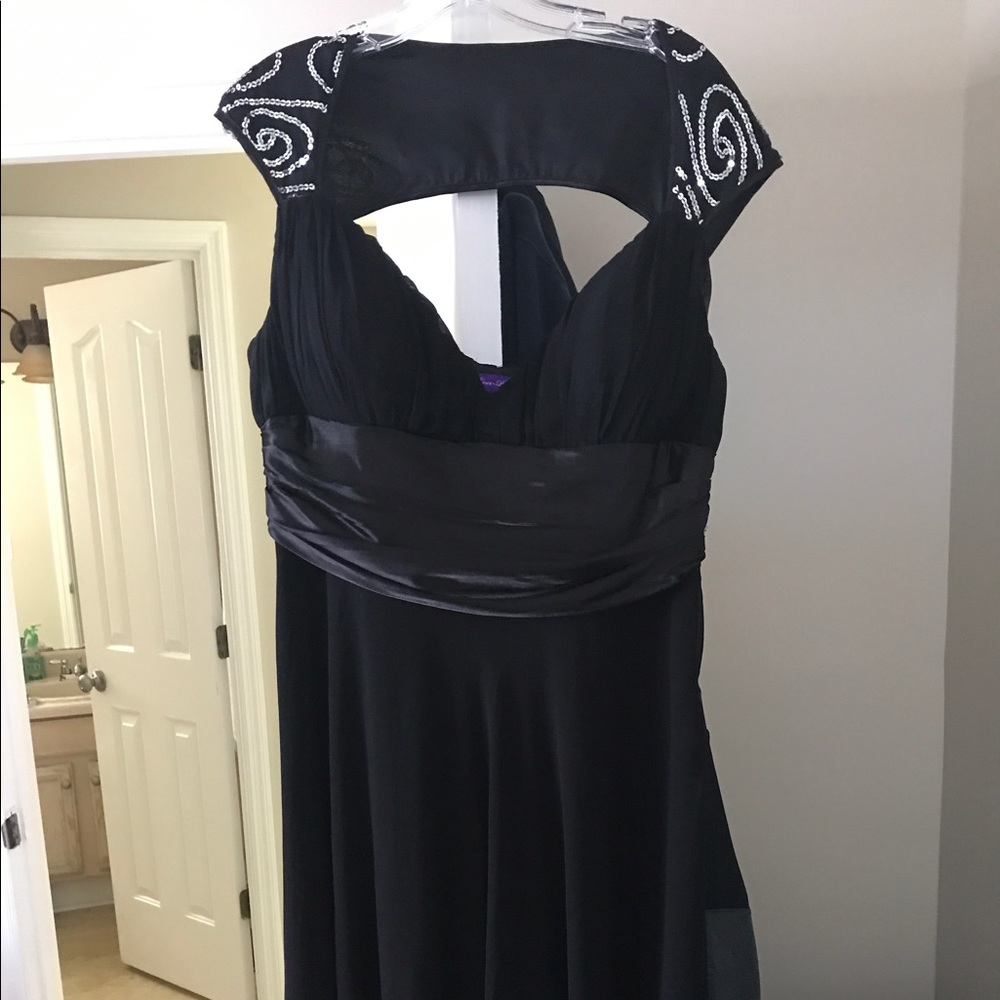 Black formal dress