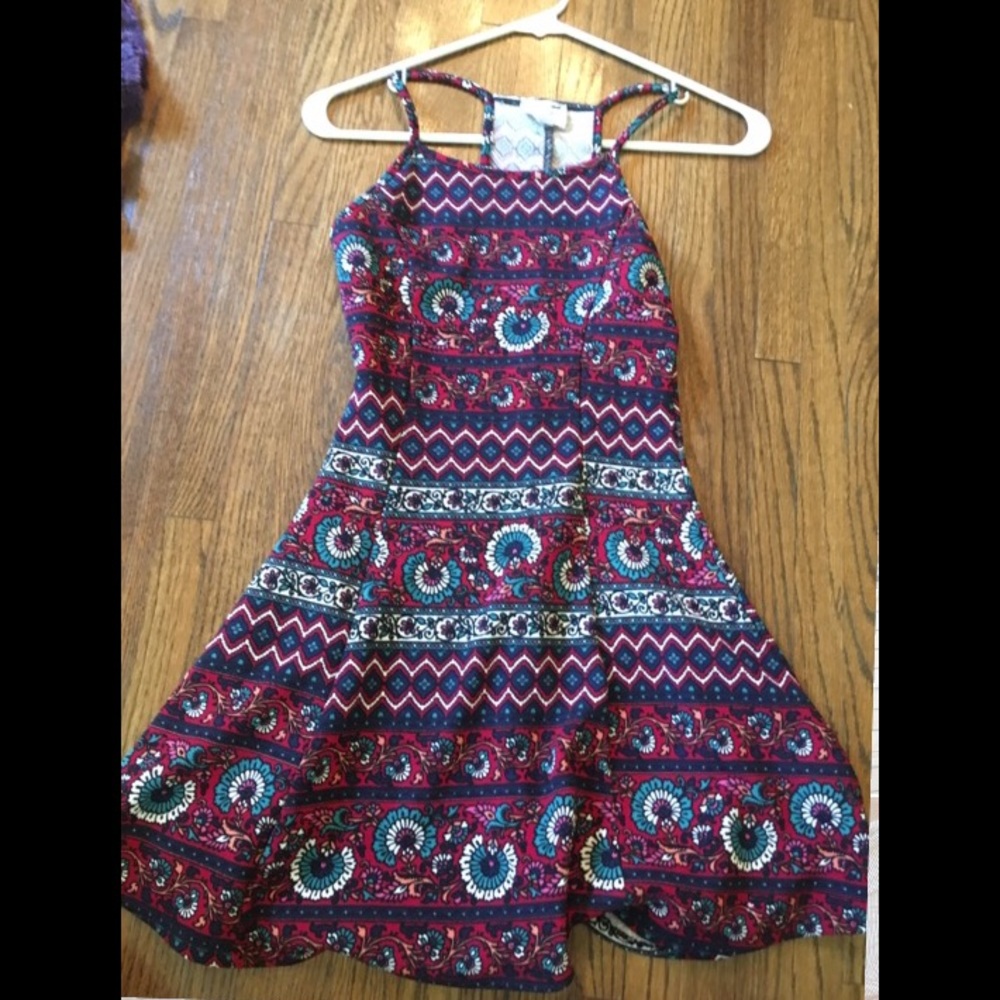 L.A. Hearts patterned dress