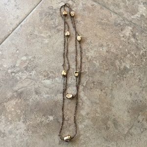Bronze beaded necklace