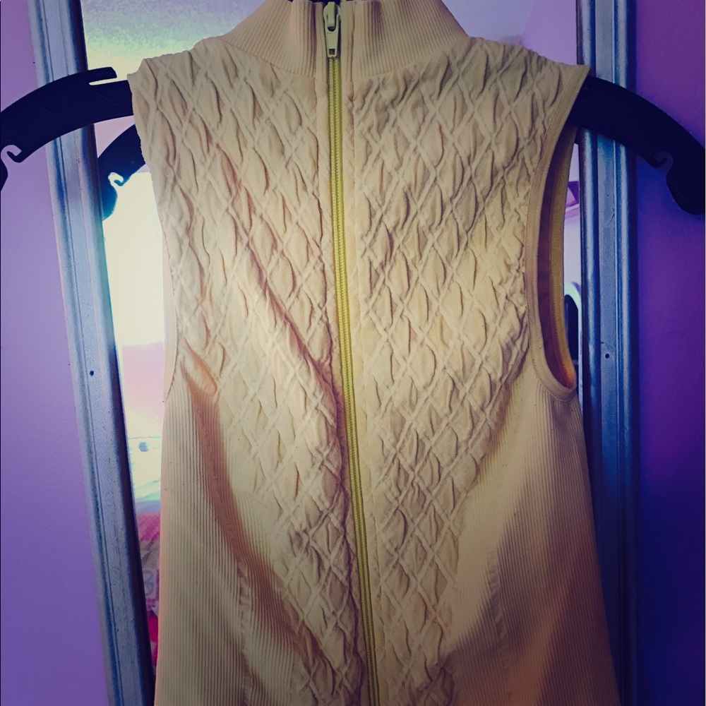 Zip-Up Vest.