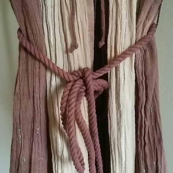 Calypso St. Barth sleeved belted dress - Picture 4 of 8