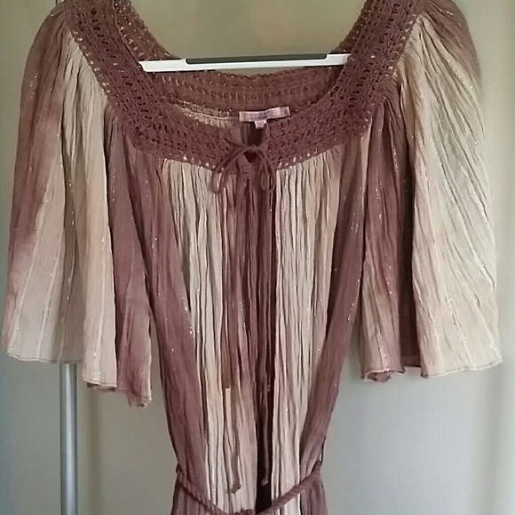 Calypso St. Barth sleeved belted dress - Picture 6 of 8