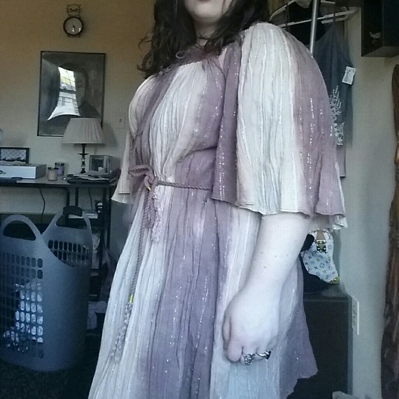 Calypso St. Barth sleeved belted dress - Picture 8 of 8