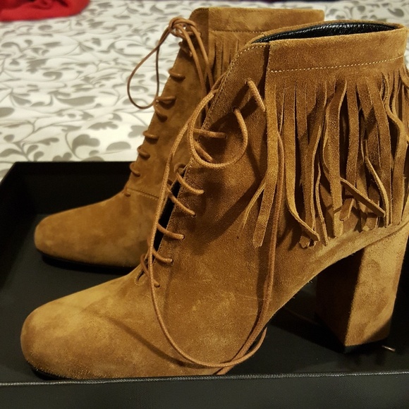 Saint Laurent fringe booties - Picture 3 of 3