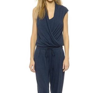 Helmut Lang feather jersey jumpsuit
